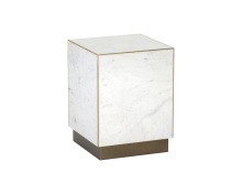 Sunpan 107023 - Daines End Table - White Marble